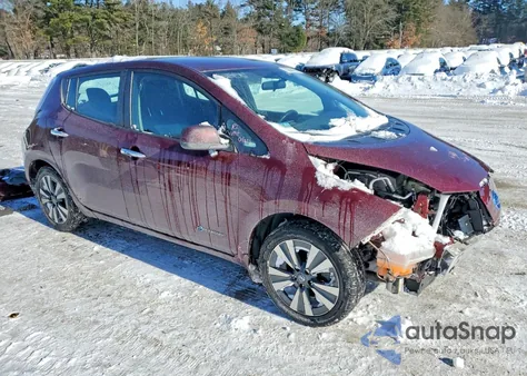 2017 Nissan Leaf S z USA, uszkodzony, nr VIN 1N4BZ0CP3HC307816